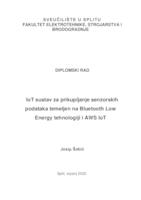 IoT sustav za prikupljanje senzorskih podataka temeljen na Bluetooth Low Energy tehnologiji i AWS IoT