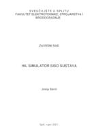 HIL simulator SISO sustava