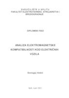 Analiza elektromagnetske kompatibilnosti kod električnih vozila