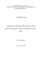 Napredne antenske tehnologije u petoj generaciji bežičnih komunikacijskih mreža (5G)