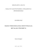 Radio frekvencijska identifikacija metalnih predmeta