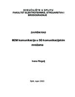 prikaz prve stranice dokumenta M2M komunikacija u 5G komunikacijskim mrežama