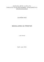 prikaz prve stranice dokumenta Modularni 3D printer