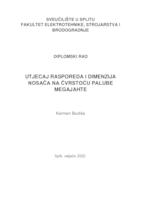 prikaz prve stranice dokumenta UTJECAJ RASPOREDA I DIMENZIJA NOSAČA NA ČVRSTOĆU PALUBE MEGAJAHTE