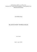 prikaz prve stranice dokumenta Blockchain tehnologije